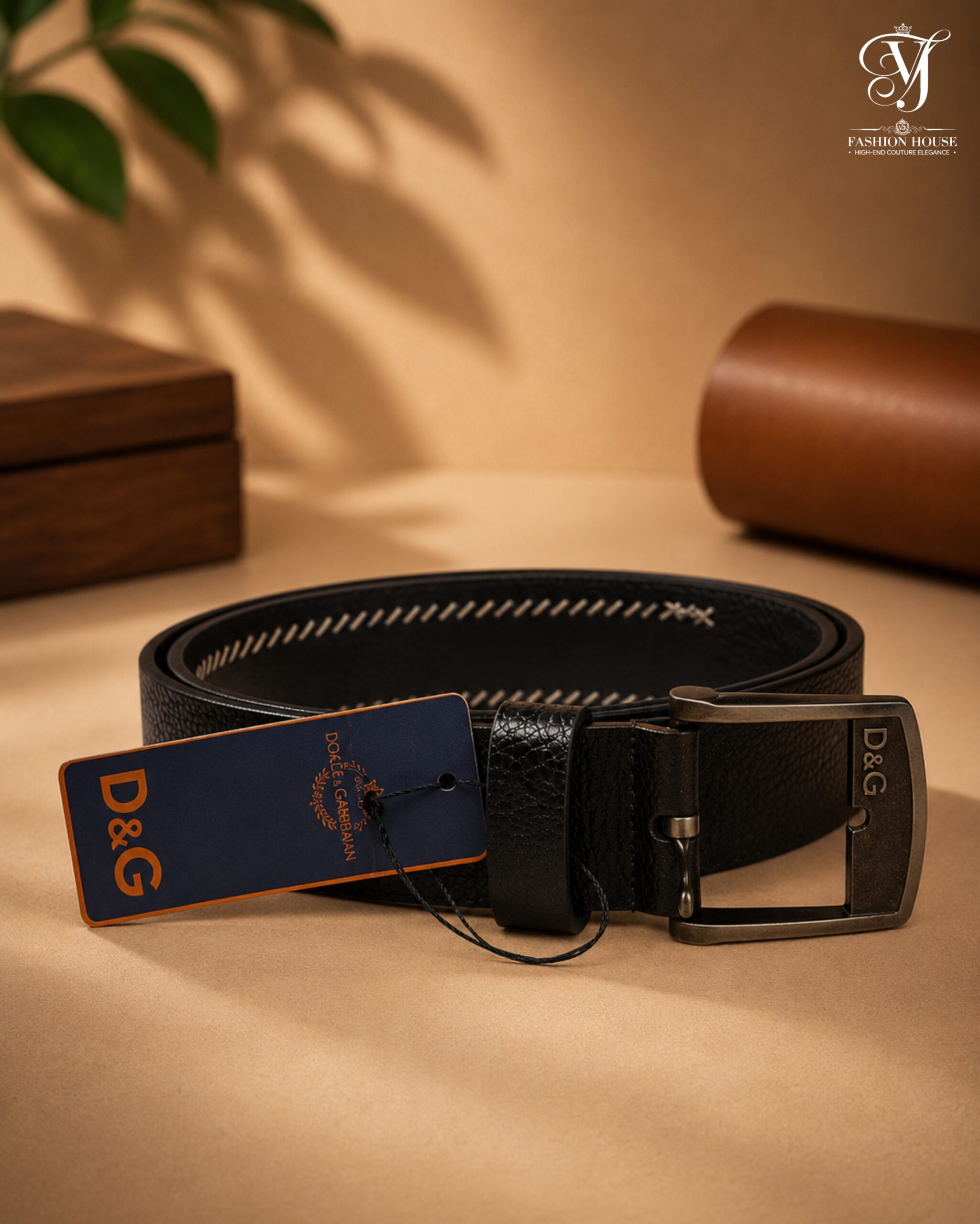 Men D&G Black Belt